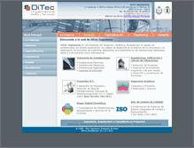 Tablet Screenshot of ditecingenieros.es